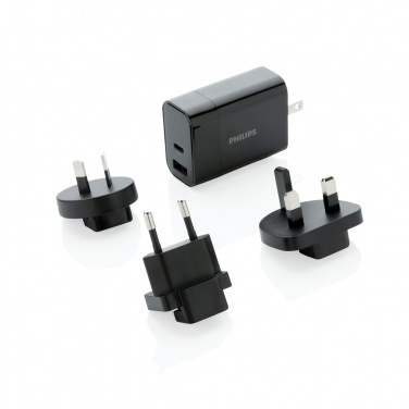 Logo trade promotional item photo of: Philips ultra fast PD travel charger
